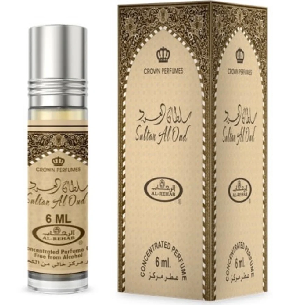 Men’s Sultan Al Oud Roll-On Attar Oil by Al Rehab, Arabian Attar Oil NWT